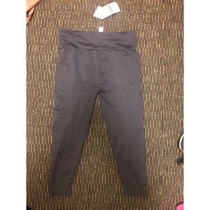 Fabletics seamless slate gray leggings XL